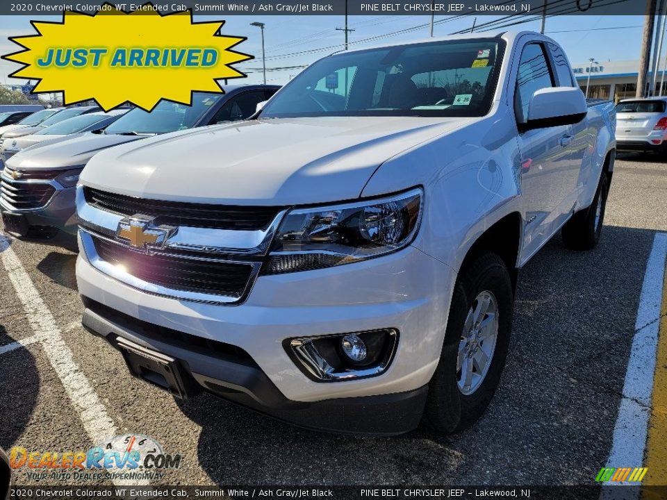 2020 Chevrolet Colorado WT Extended Cab Summit White / Ash Gray/Jet Black Photo #1