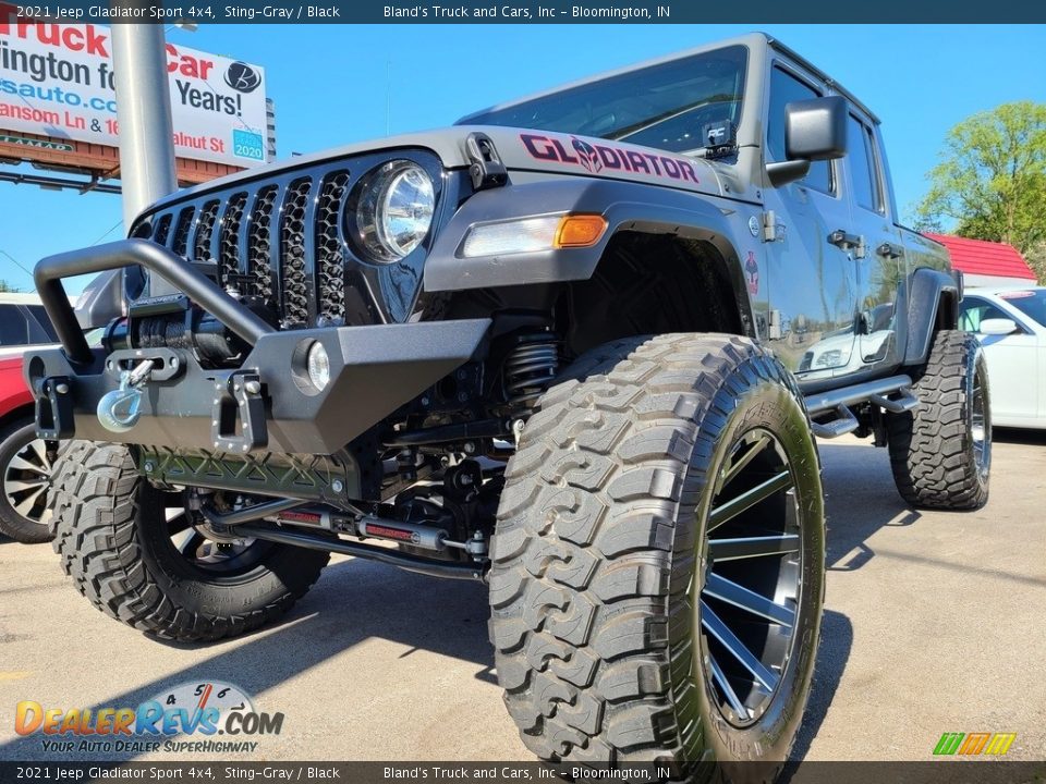 2021 Jeep Gladiator Sport 4x4 Sting-Gray / Black Photo #1