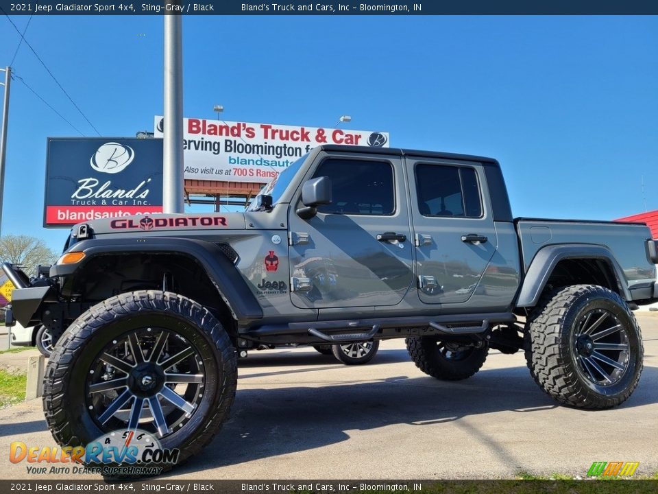 2021 Jeep Gladiator Sport 4x4 Sting-Gray / Black Photo #2