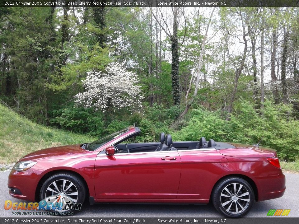 2012 Chrysler 200 S Convertible Deep Cherry Red Crystal Pearl Coat / Black Photo #2