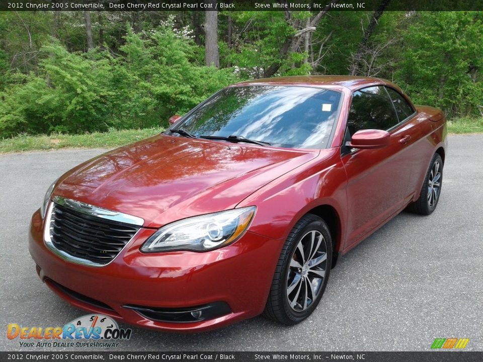 2012 Chrysler 200 S Convertible Deep Cherry Red Crystal Pearl Coat / Black Photo #3