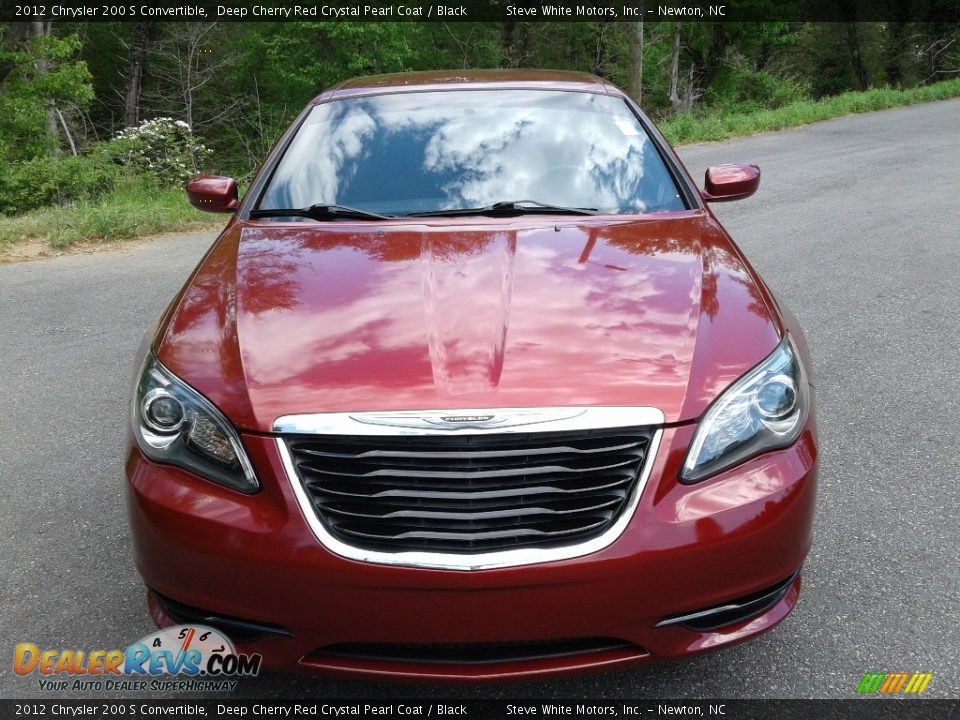 2012 Chrysler 200 S Convertible Deep Cherry Red Crystal Pearl Coat / Black Photo #4