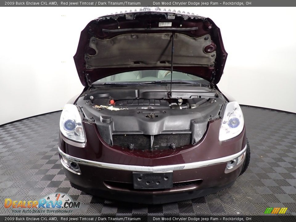 2009 Buick Enclave CXL AWD Red Jewel Tintcoat / Dark Titanium/Titanium Photo #5