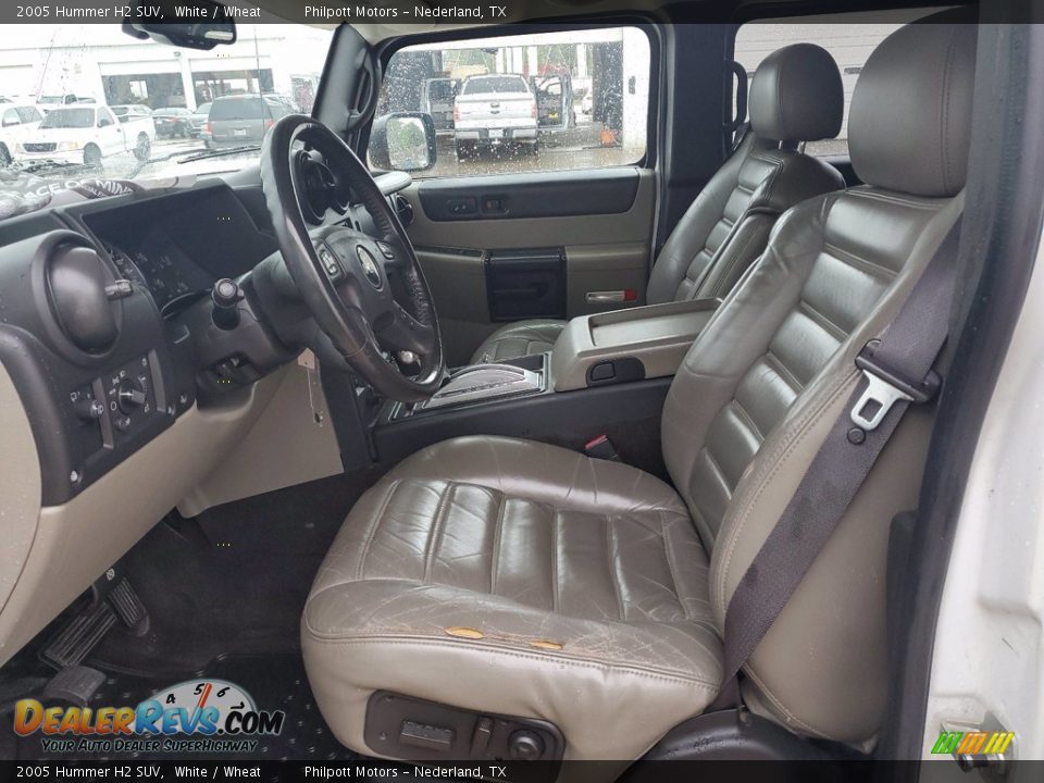 2005 Hummer H2 SUV White / Wheat Photo #4