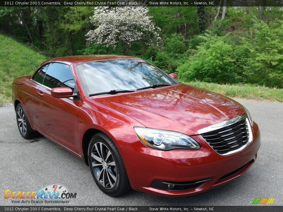 2012 Chrysler 200 S Convertible Deep Cherry Red Crystal Pearl Coat / Black Photo #5