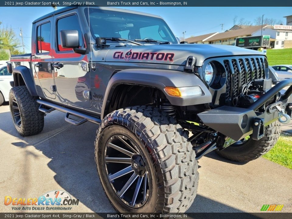 2021 Jeep Gladiator Sport 4x4 Sting-Gray / Black Photo #6