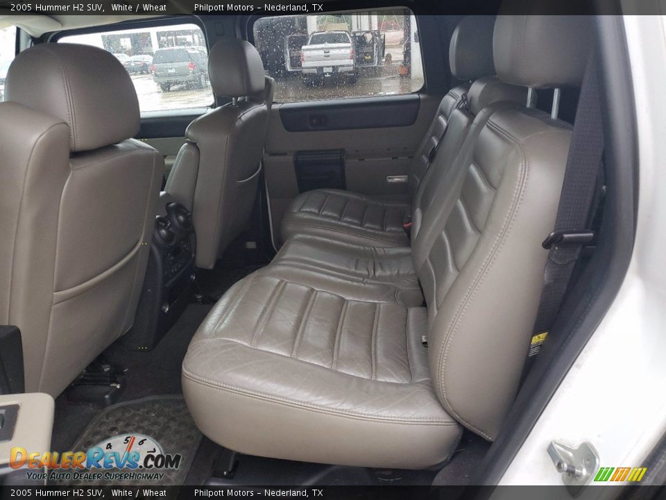 2005 Hummer H2 SUV White / Wheat Photo #6