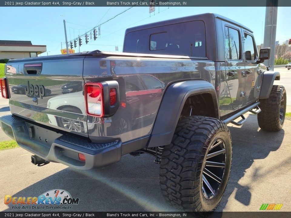 2021 Jeep Gladiator Sport 4x4 Sting-Gray / Black Photo #9