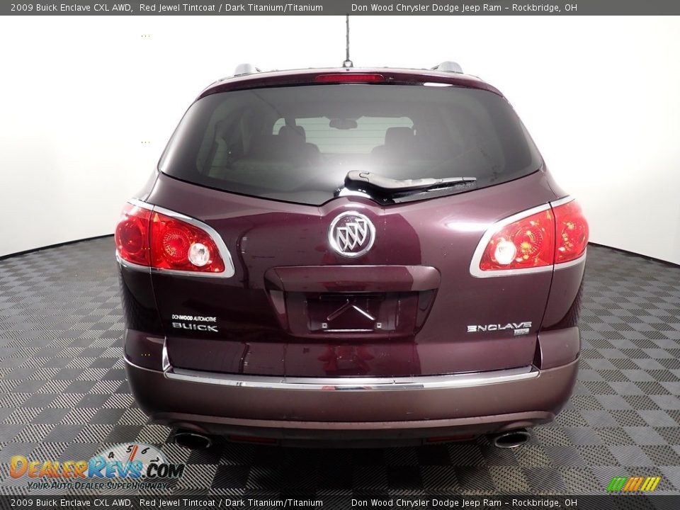 2009 Buick Enclave CXL AWD Red Jewel Tintcoat / Dark Titanium/Titanium Photo #11