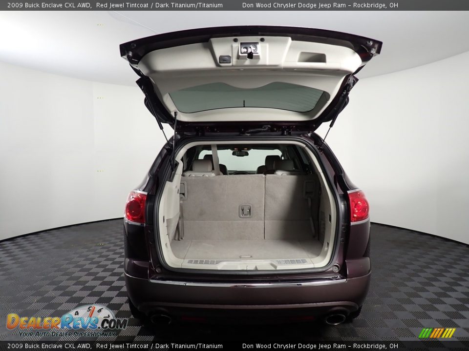 2009 Buick Enclave CXL AWD Red Jewel Tintcoat / Dark Titanium/Titanium Photo #12