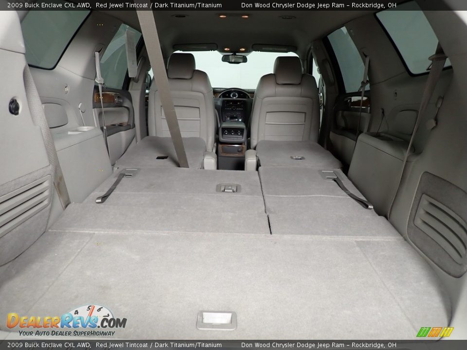 2009 Buick Enclave CXL AWD Red Jewel Tintcoat / Dark Titanium/Titanium Photo #15