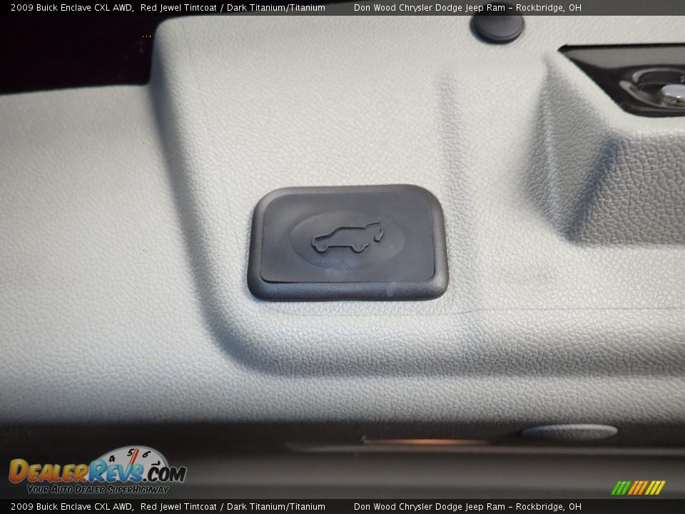 2009 Buick Enclave CXL AWD Red Jewel Tintcoat / Dark Titanium/Titanium Photo #16