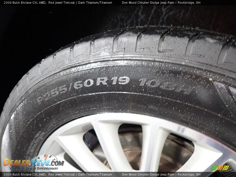 2009 Buick Enclave CXL AWD Red Jewel Tintcoat / Dark Titanium/Titanium Photo #19
