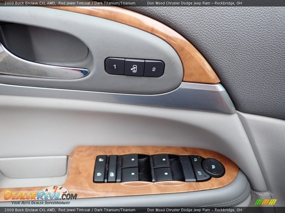 2009 Buick Enclave CXL AWD Red Jewel Tintcoat / Dark Titanium/Titanium Photo #20