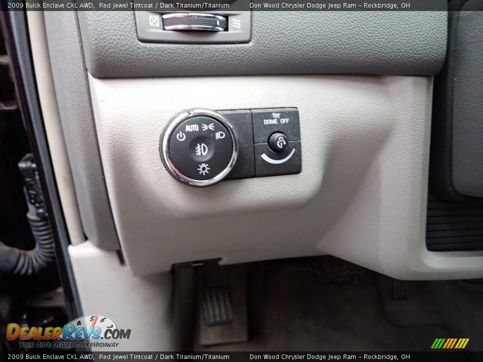 2009 Buick Enclave CXL AWD Red Jewel Tintcoat / Dark Titanium/Titanium Photo #21