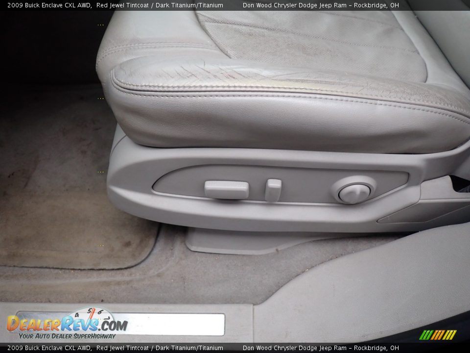 2009 Buick Enclave CXL AWD Red Jewel Tintcoat / Dark Titanium/Titanium Photo #22