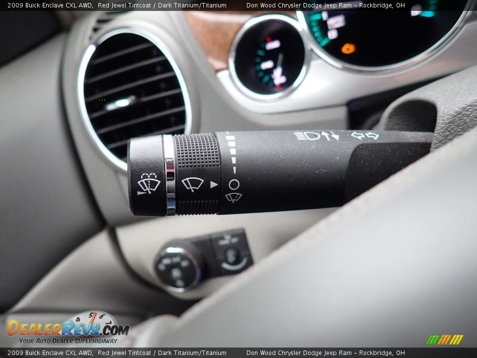 2009 Buick Enclave CXL AWD Red Jewel Tintcoat / Dark Titanium/Titanium Photo #25