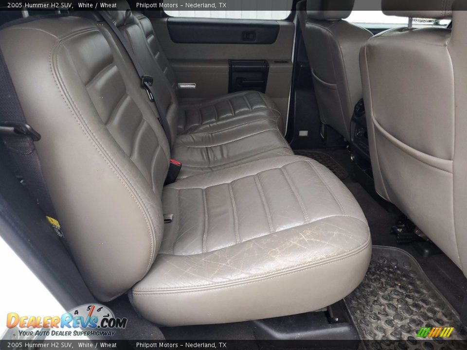 2005 Hummer H2 SUV White / Wheat Photo #23