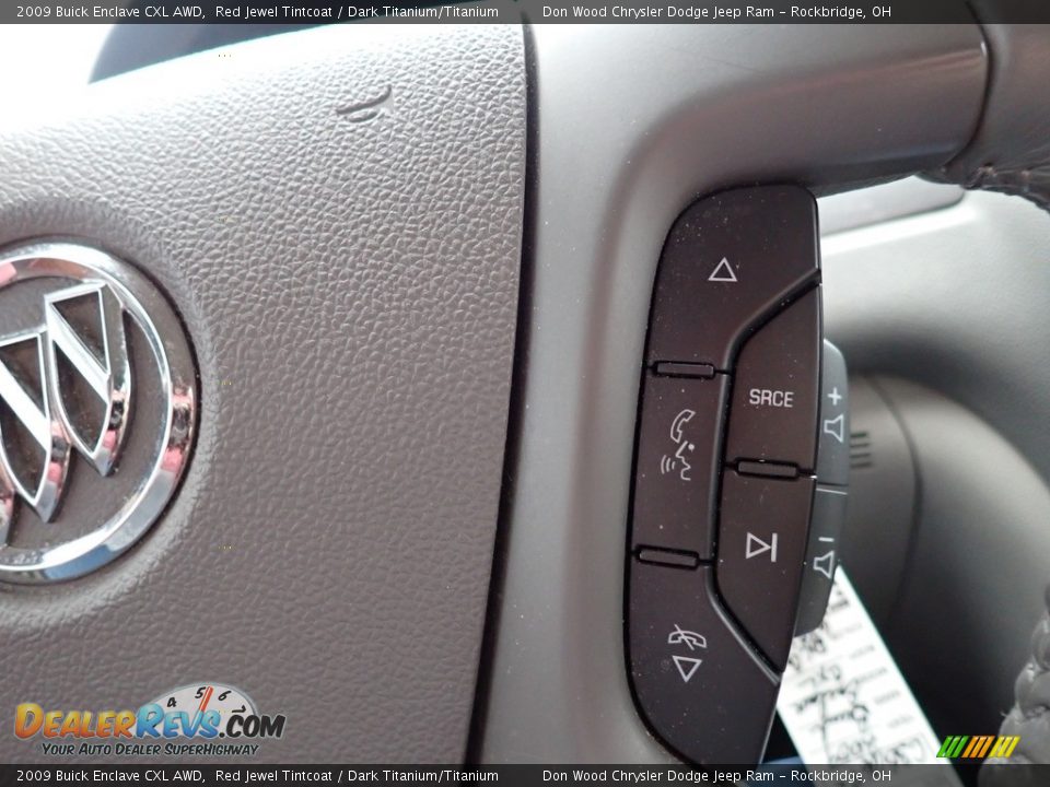 2009 Buick Enclave CXL AWD Red Jewel Tintcoat / Dark Titanium/Titanium Photo #27