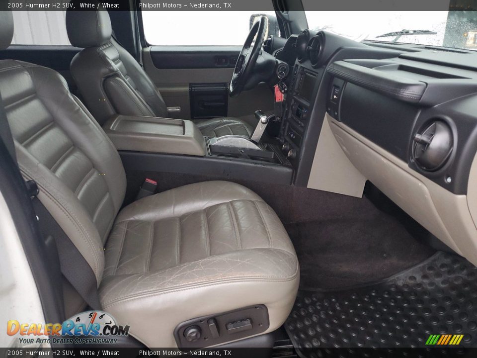 2005 Hummer H2 SUV White / Wheat Photo #25