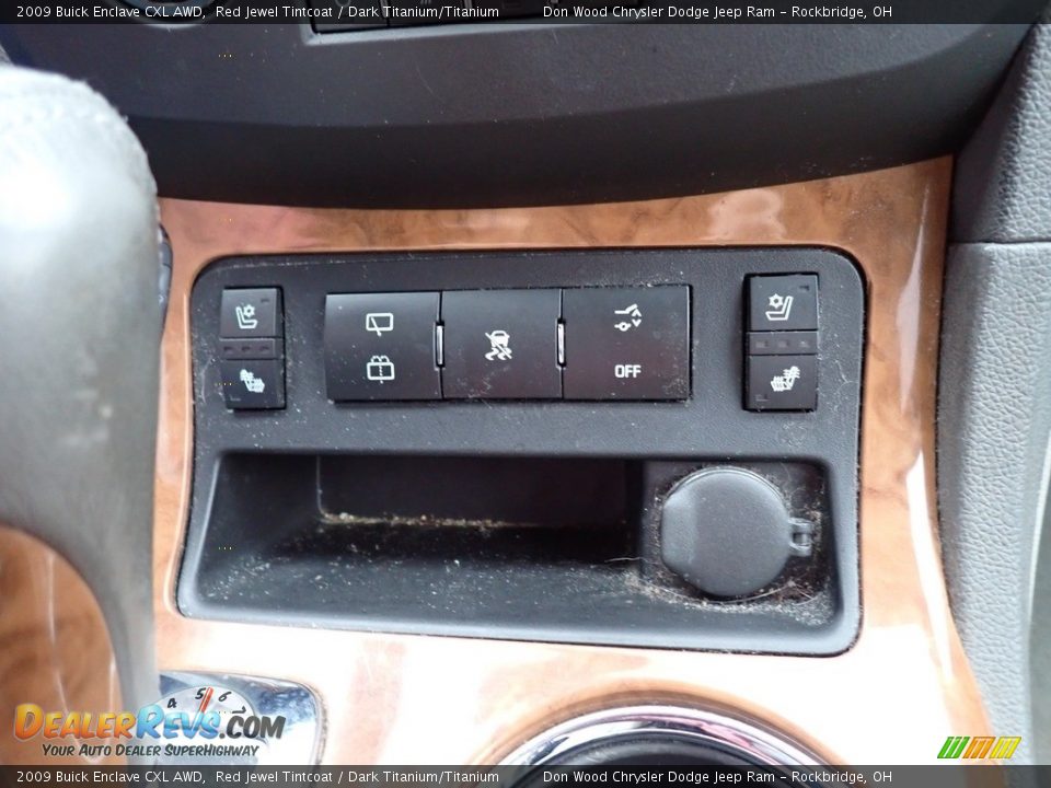 2009 Buick Enclave CXL AWD Red Jewel Tintcoat / Dark Titanium/Titanium Photo #29