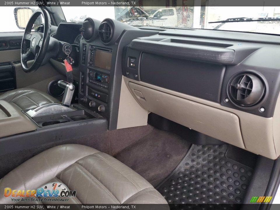 2005 Hummer H2 SUV White / Wheat Photo #26