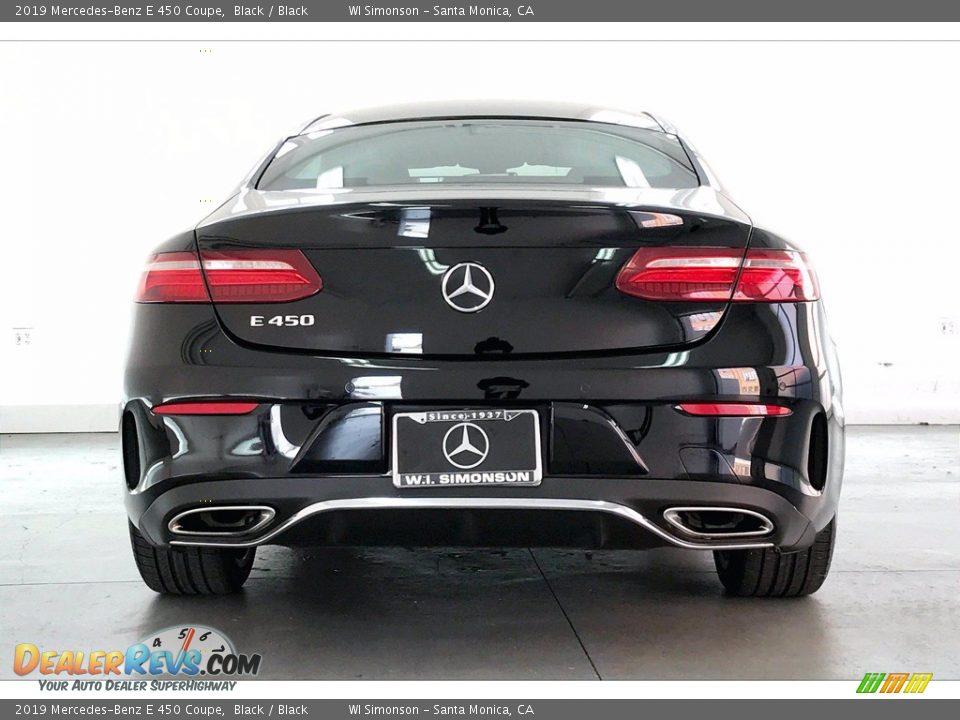 2019 Mercedes-Benz E 450 Coupe Black / Black Photo #3