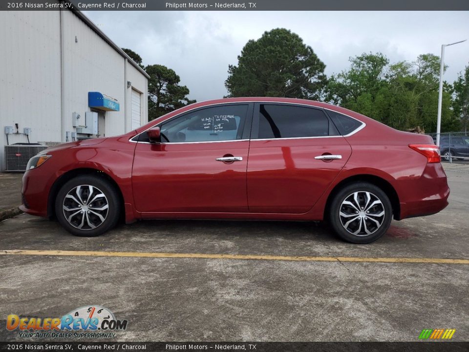 Cayenne Red 2016 Nissan Sentra SV Photo #7