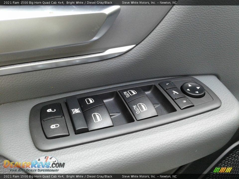 2021 Ram 1500 Big Horn Quad Cab 4x4 Bright White / Diesel Gray/Black Photo #13