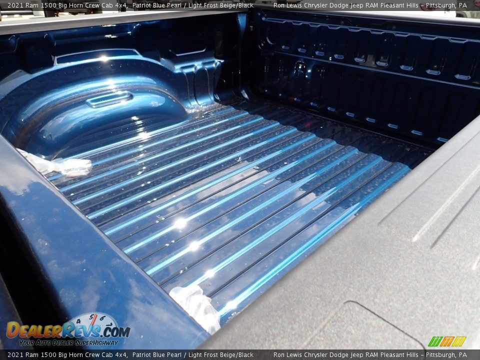 2021 Ram 1500 Big Horn Crew Cab 4x4 Patriot Blue Pearl / Light Frost Beige/Black Photo #13