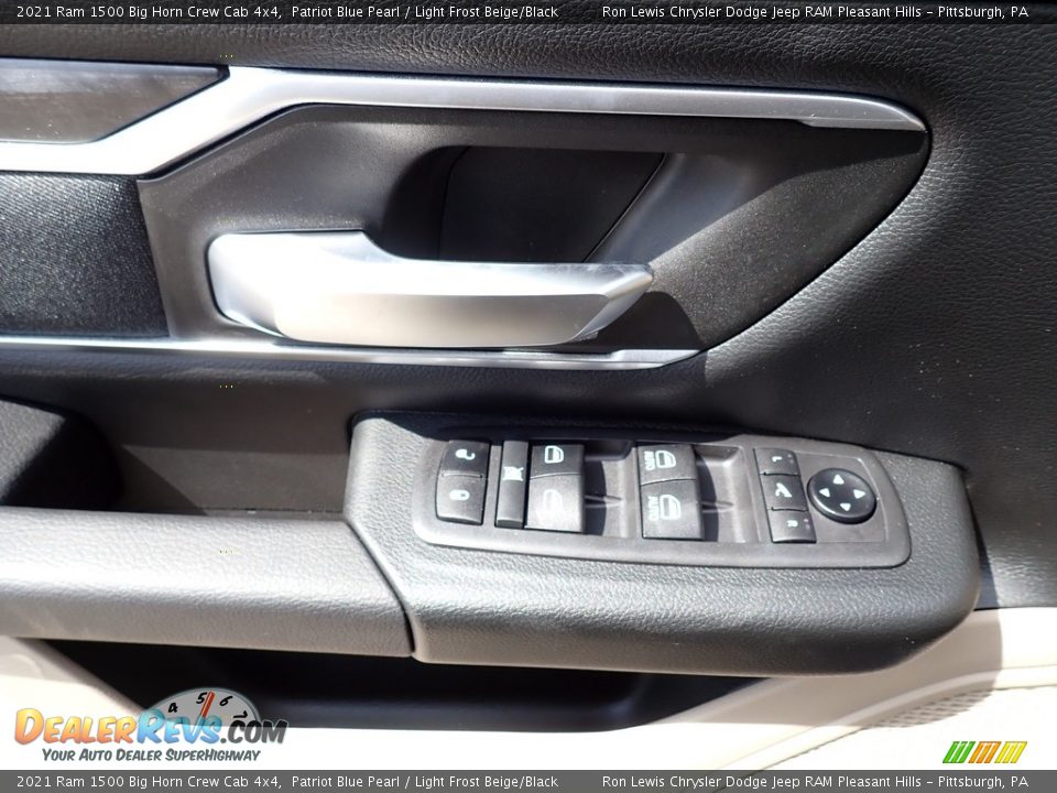 2021 Ram 1500 Big Horn Crew Cab 4x4 Patriot Blue Pearl / Light Frost Beige/Black Photo #14