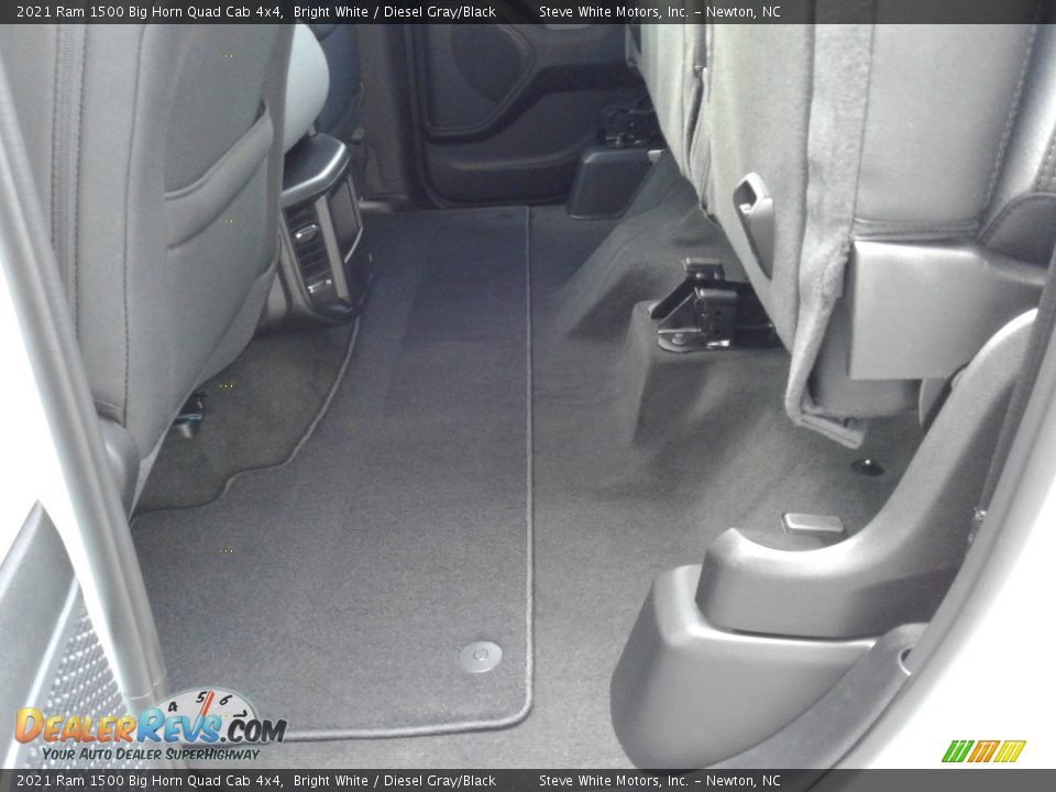 2021 Ram 1500 Big Horn Quad Cab 4x4 Bright White / Diesel Gray/Black Photo #16