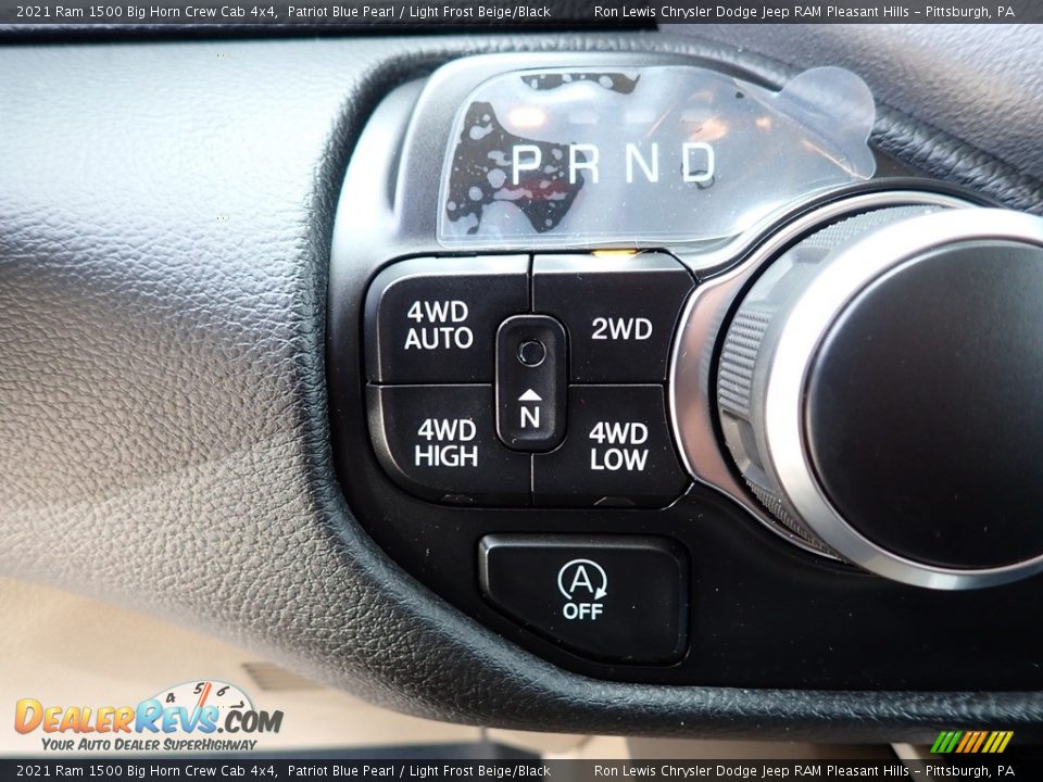 2021 Ram 1500 Big Horn Crew Cab 4x4 Patriot Blue Pearl / Light Frost Beige/Black Photo #17