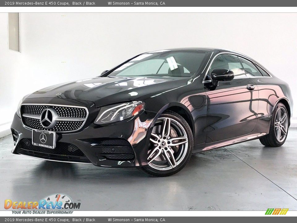 2019 Mercedes-Benz E 450 Coupe Black / Black Photo #12