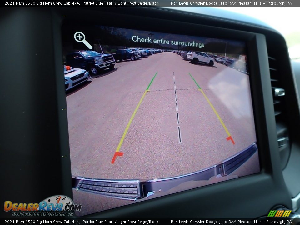 2021 Ram 1500 Big Horn Crew Cab 4x4 Patriot Blue Pearl / Light Frost Beige/Black Photo #18