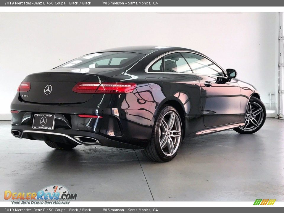 2019 Mercedes-Benz E 450 Coupe Black / Black Photo #13