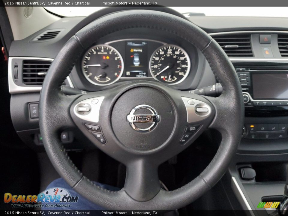2016 Nissan Sentra SV Steering Wheel Photo #15