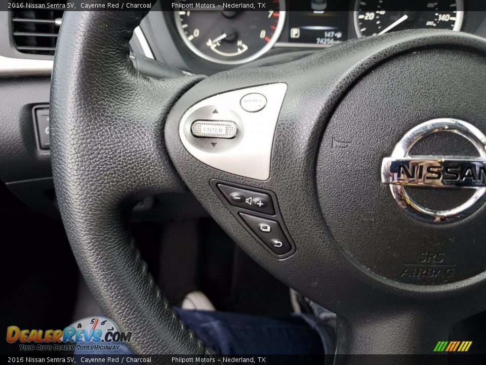 2016 Nissan Sentra SV Steering Wheel Photo #16