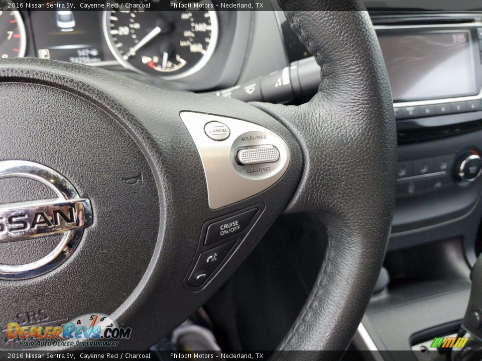 2016 Nissan Sentra SV Steering Wheel Photo #17
