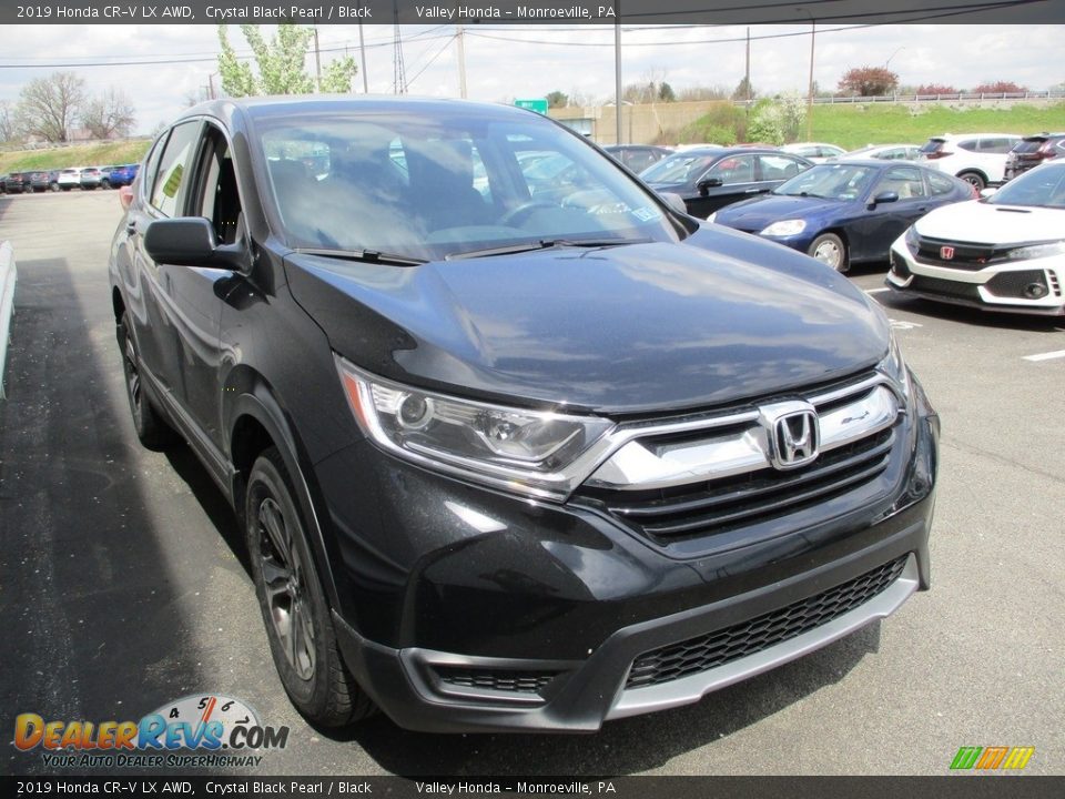 2019 Honda CR-V LX AWD Crystal Black Pearl / Black Photo #7