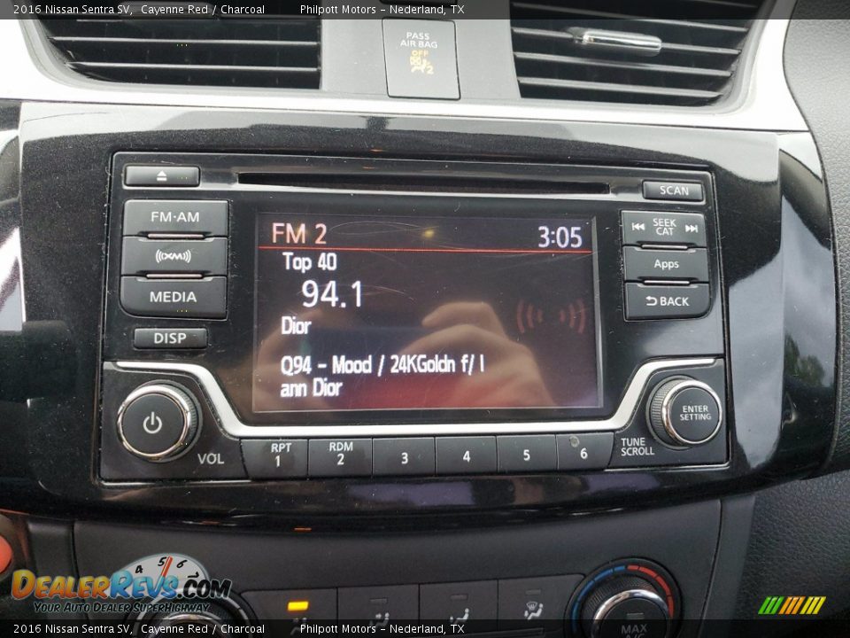 Audio System of 2016 Nissan Sentra SV Photo #19