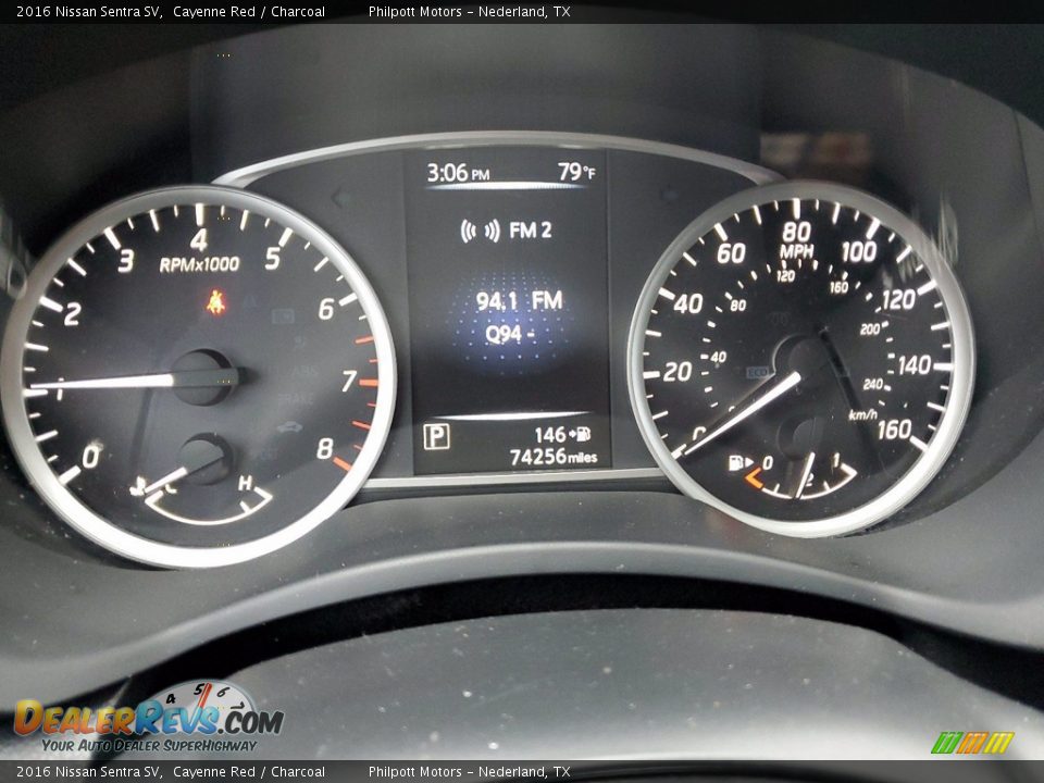 2016 Nissan Sentra SV Gauges Photo #24