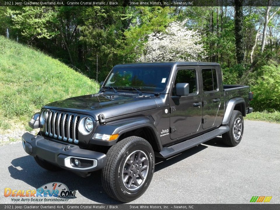 2021 Jeep Gladiator Overland 4x4 Granite Crystal Metallic / Black Photo #2