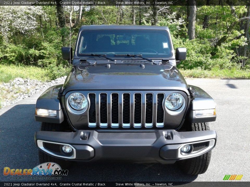 2021 Jeep Gladiator Overland 4x4 Granite Crystal Metallic / Black Photo #3