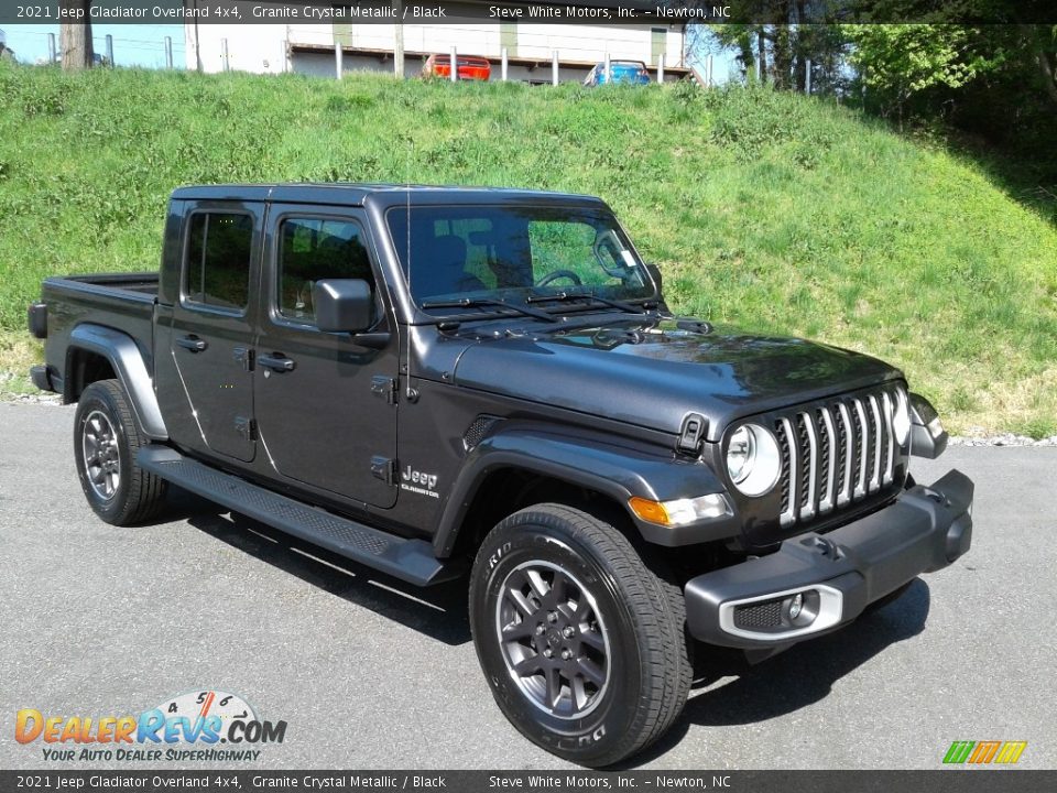 2021 Jeep Gladiator Overland 4x4 Granite Crystal Metallic / Black Photo #4