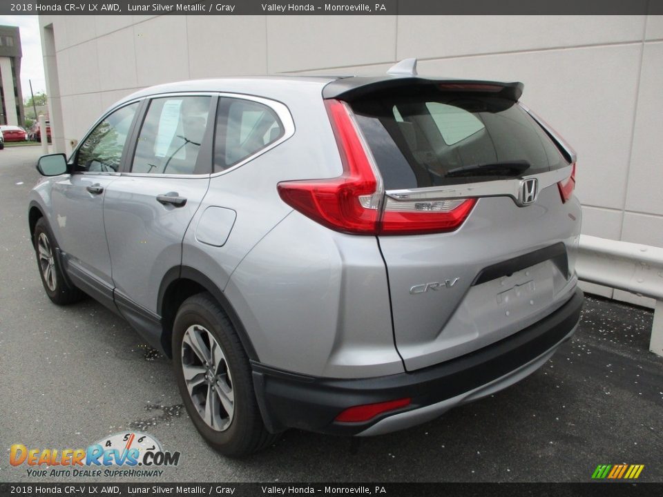 2018 Honda CR-V LX AWD Lunar Silver Metallic / Gray Photo #3