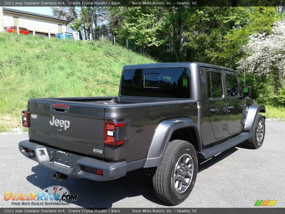 2021 Jeep Gladiator Overland 4x4 Granite Crystal Metallic / Black Photo #6