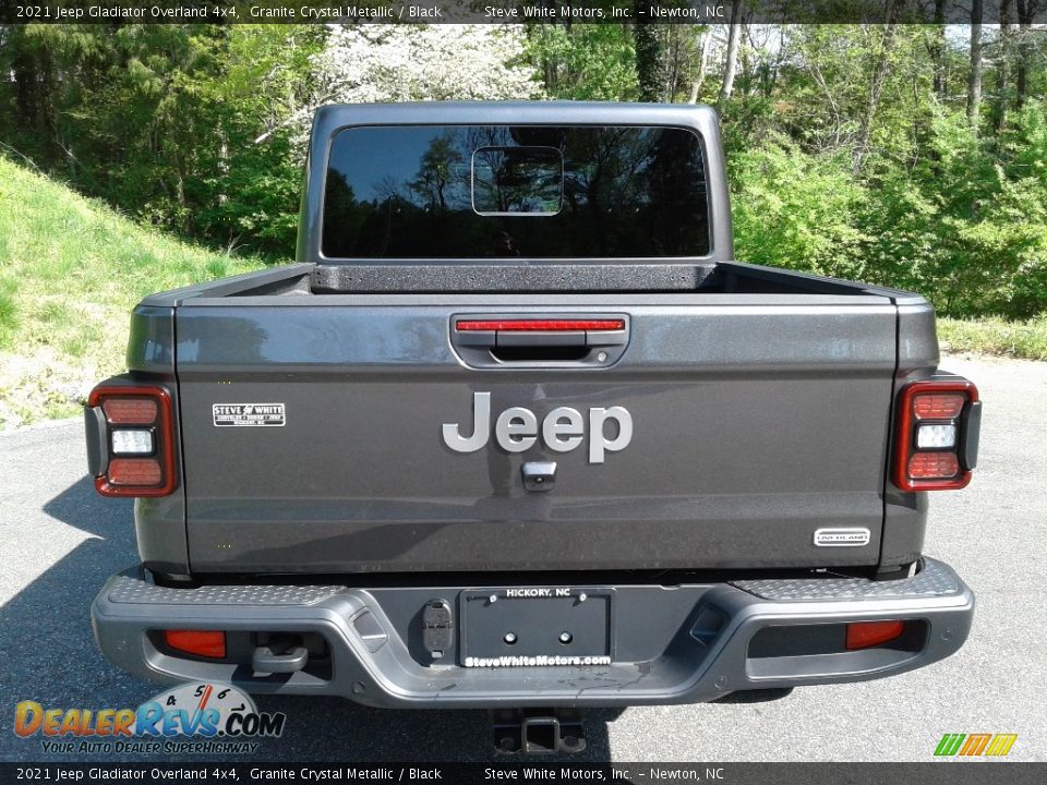 2021 Jeep Gladiator Overland 4x4 Granite Crystal Metallic / Black Photo #7