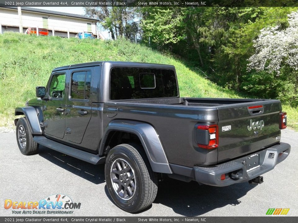 2021 Jeep Gladiator Overland 4x4 Granite Crystal Metallic / Black Photo #9