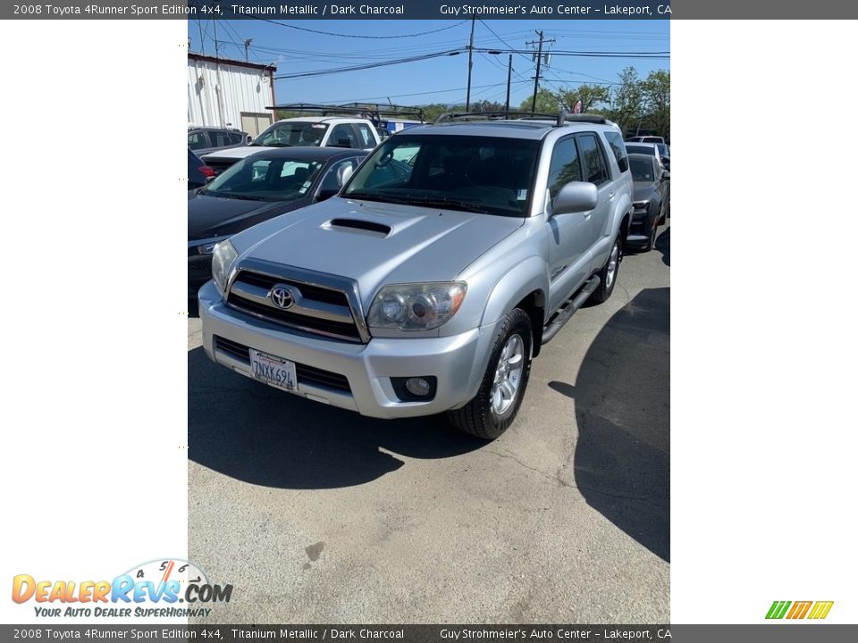 2008 Toyota 4Runner Sport Edition 4x4 Titanium Metallic / Dark Charcoal Photo #2